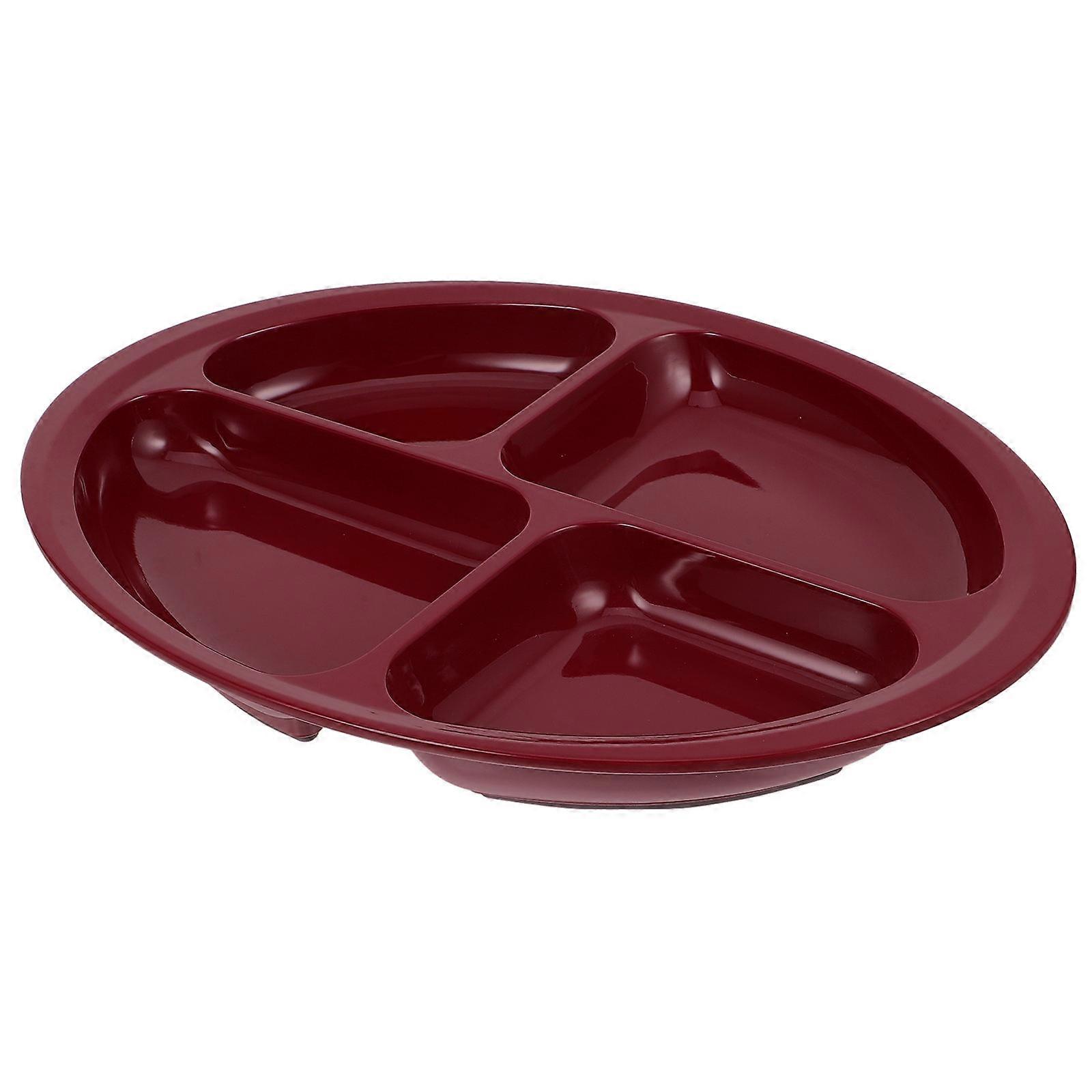 Spill Resistant Reusable Divided Plates for Elderly – Durable, Non Slip Food Plates for Special Needs Dining and Safe Meals