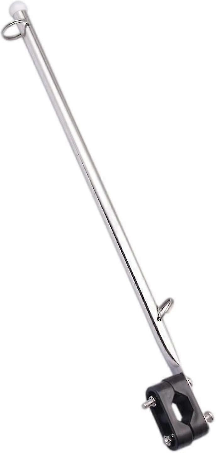 ステンレススチール製調整可能マリンフラッグポール、ロッドホルダー付き ボートヨット