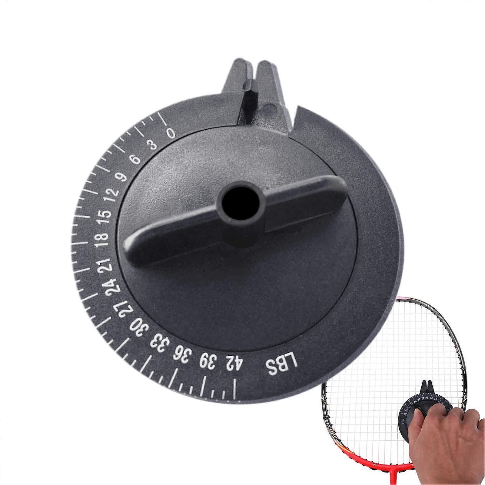 Racket String Tension Gauge Calibrator, Precision String Meter, Metal Body, 0-60 Lbs, For Badminton Rackets