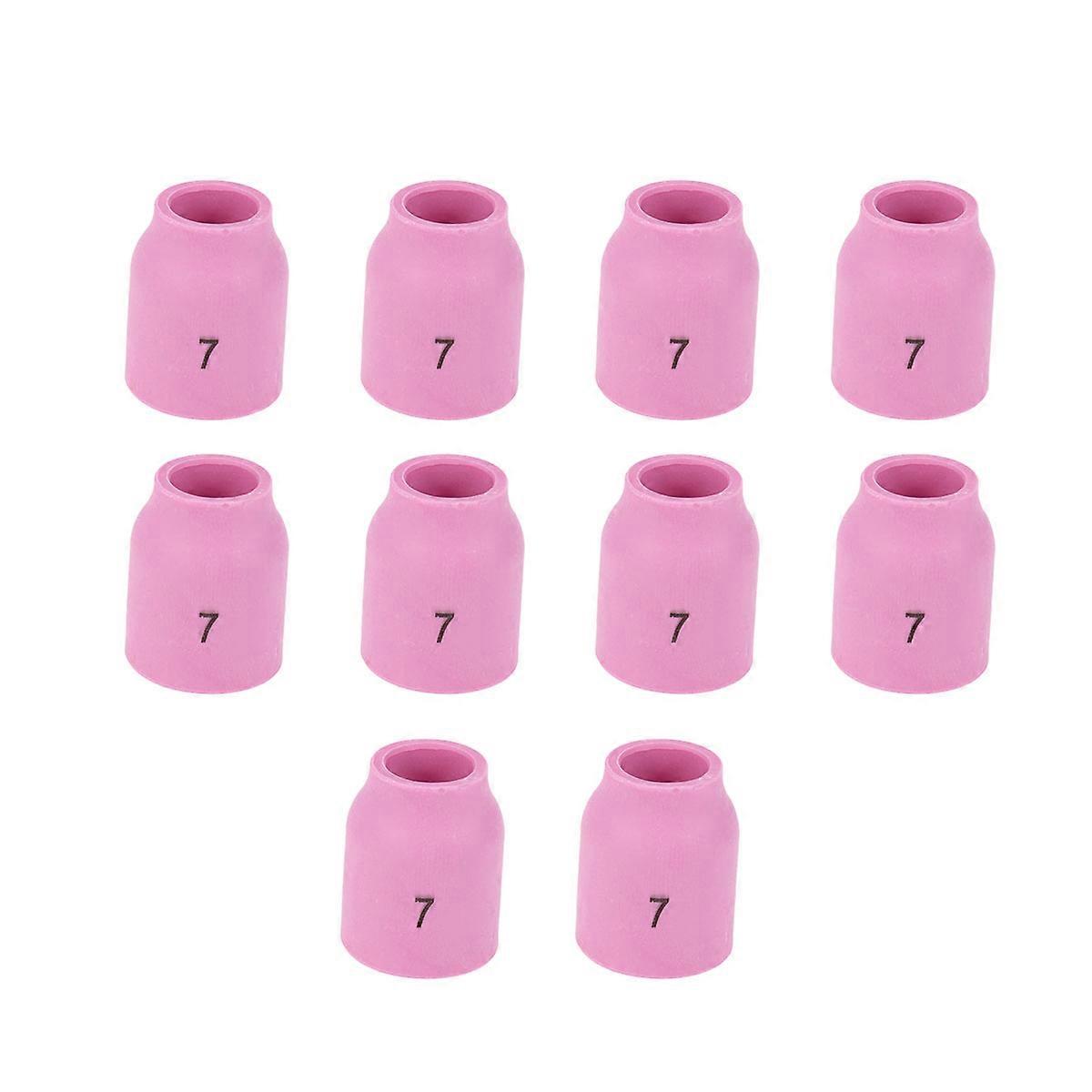 Welding Nozzle Ceramic Welding Torch Nozzles Professional Argon Arc Welding Durable Use 10Pcs