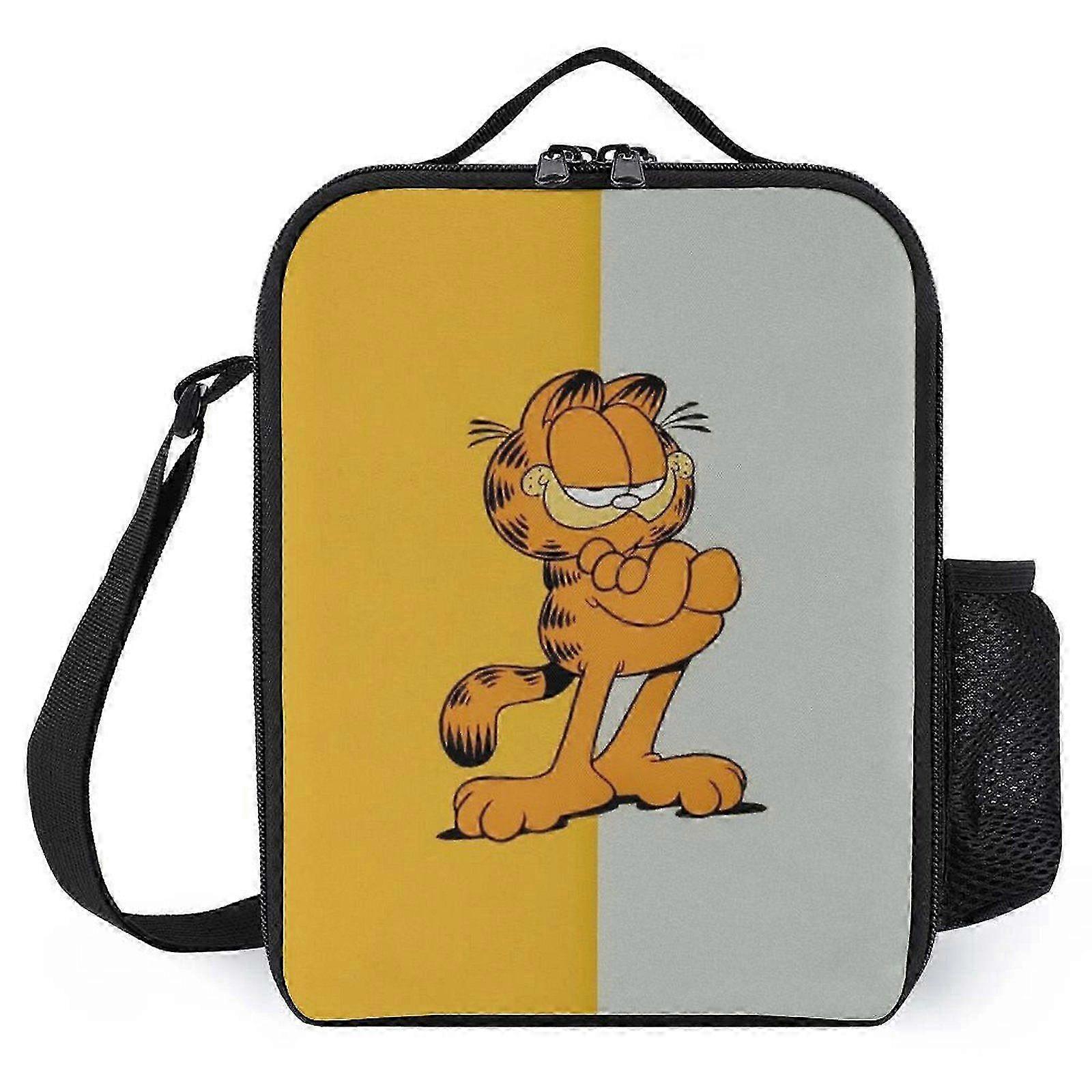 The Garfield Show Lunch Boxes with a Compact & Slim Design, Perfectly Fits Standard Containers, an Essential Space-Saving Office Item