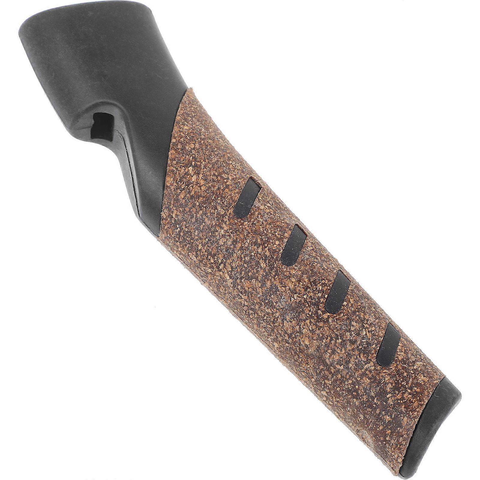 Ergonomic Grip Trekking Pole Handle For Hiking And Skiing Injury Prevention Coffee 1Pcs
