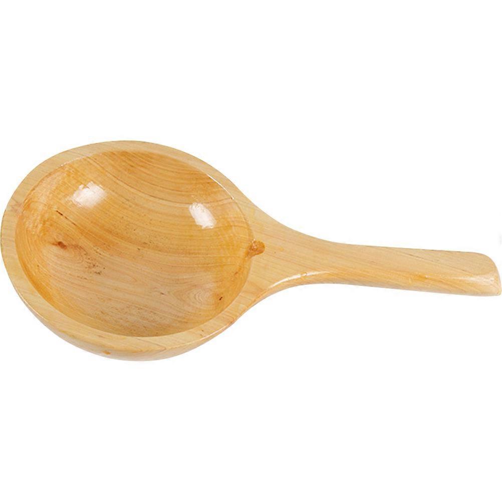 Wooden Bath Ladle Multipurpose Water Scoop for Kitchen, Sauna & Shower – Ergonomic Design for Home & Garden Use