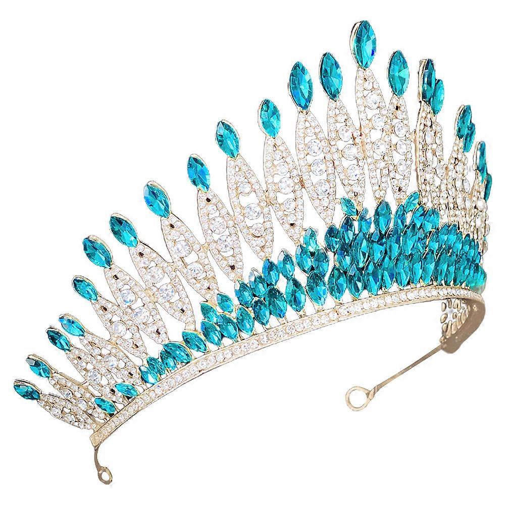 Elegant Crown Headband with Rhinestones – Lightweight Tiara for Brides, Birthdays, and Special Occasions – Versatile Hair Accessory
