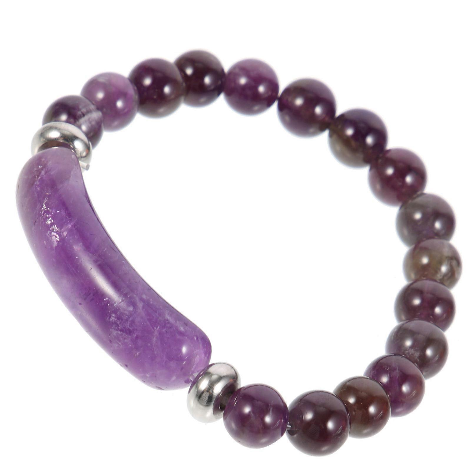 Delicate Bracelet Beaded Bracelet For Parties Women's Bracelet Purple 1Set