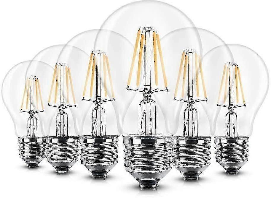 E27 LED Bulb 6W Dimmable E27 LED Bulb Base Warm White LED Bulb (6pcs)