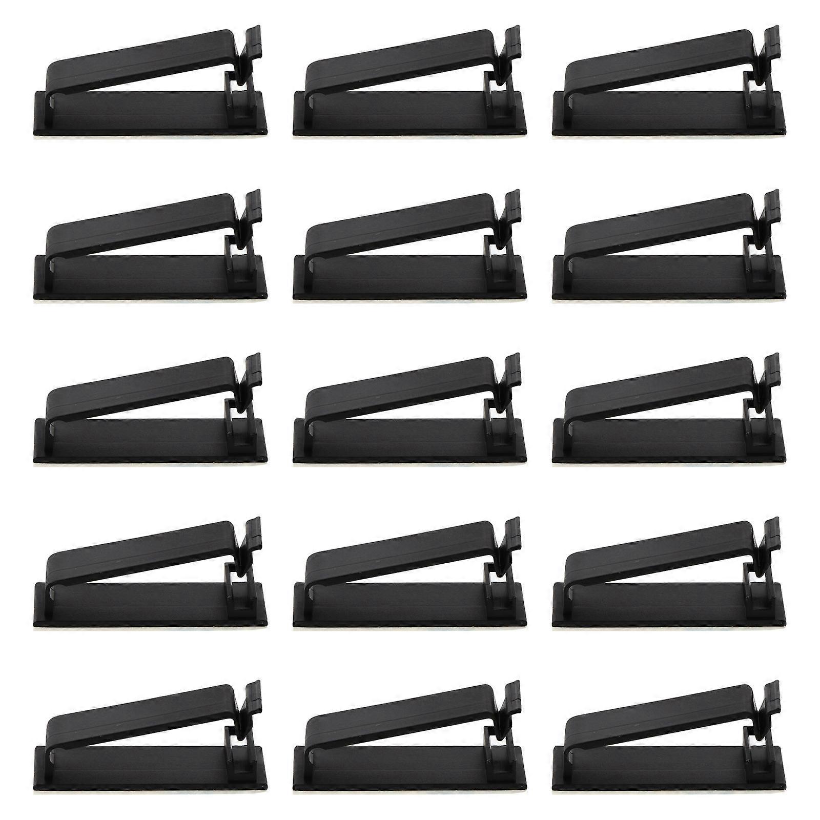 20pcs Self Adhesive Cable Holder Clips for Efficient Wire Management – Durable Cord Organizer for Home, Office, and School Use to Keep Cables Neat