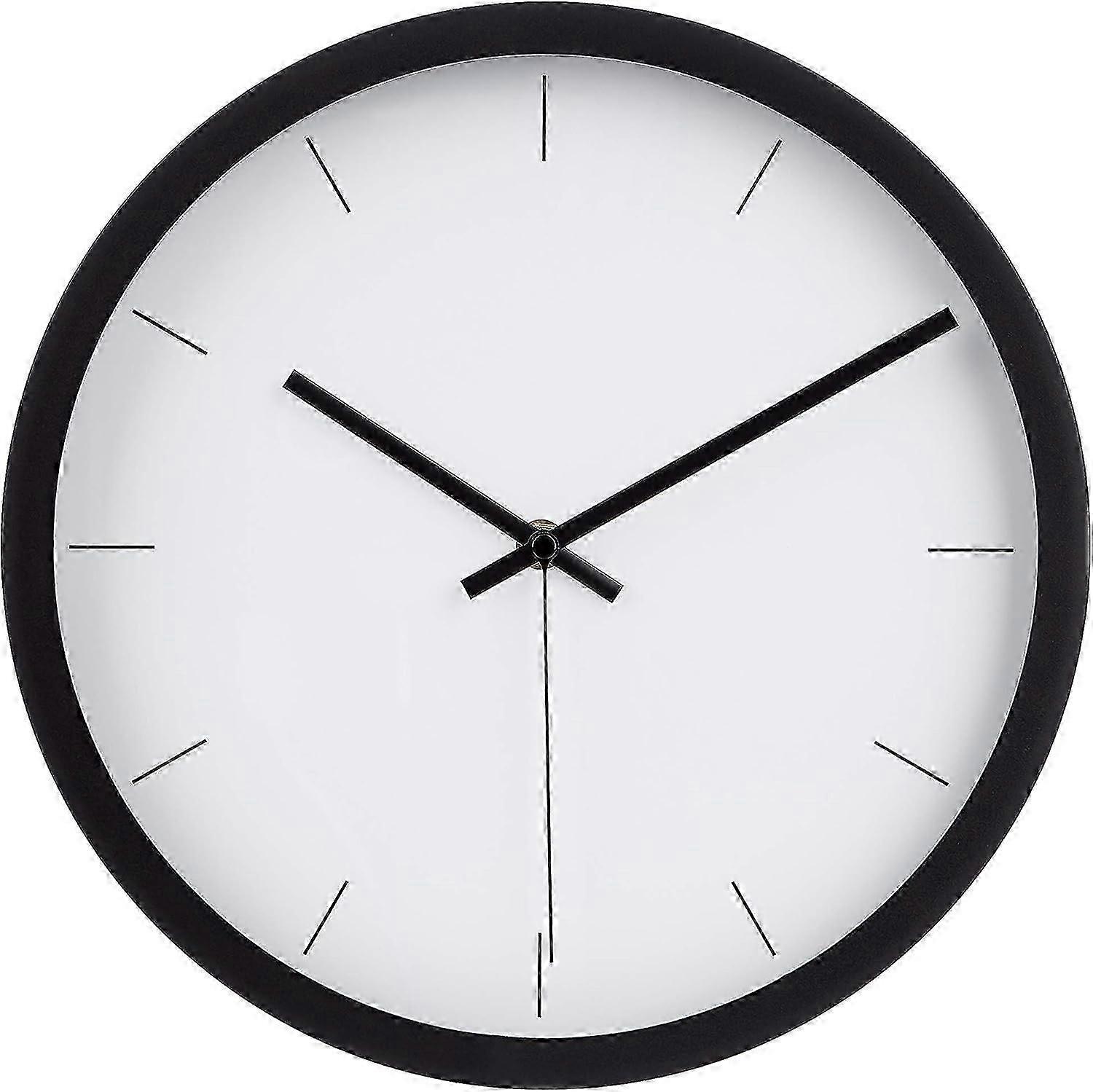 ساعة حائط حديثة أسود 12 بوصة