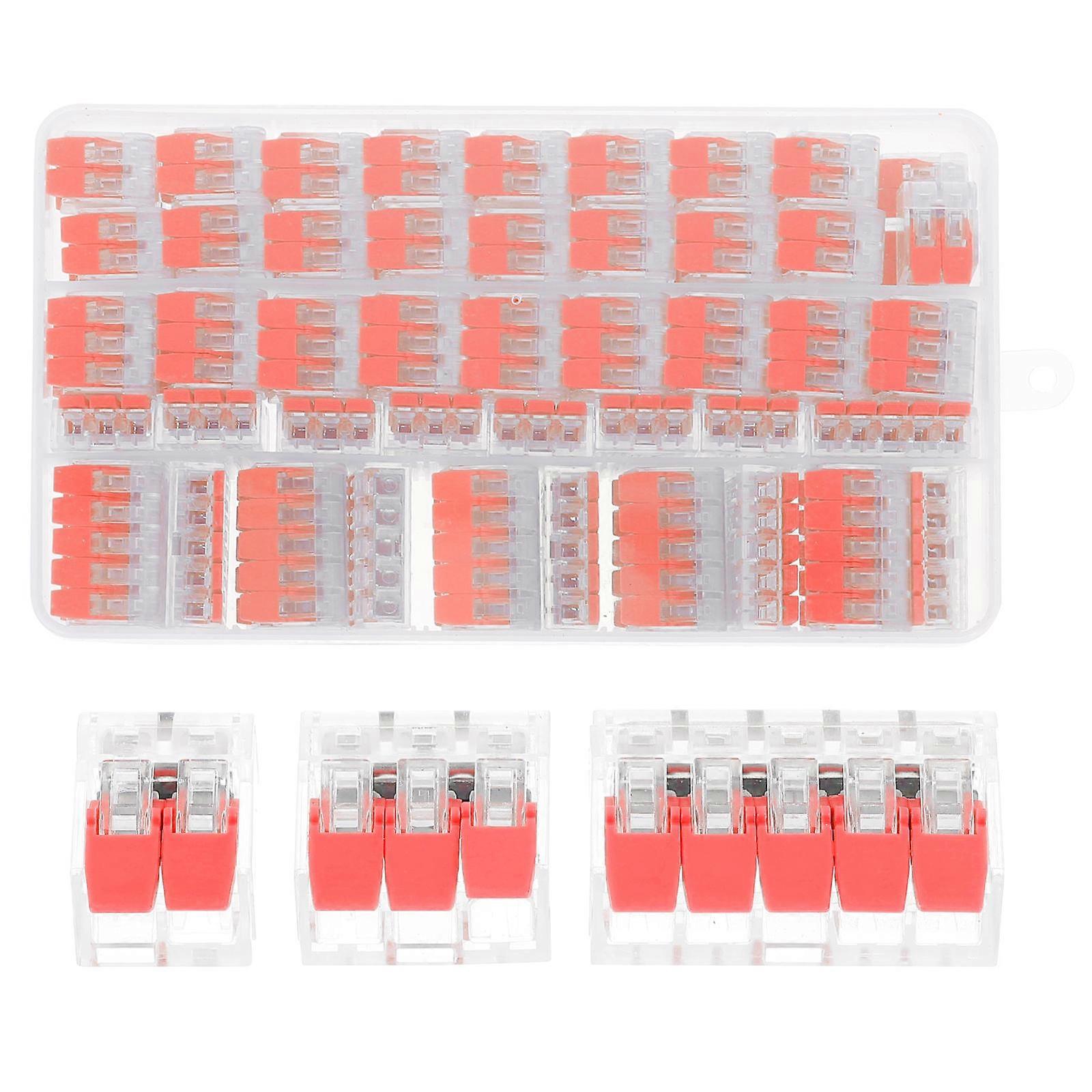 75pcs Compact Lever Wire Splicing Connectors Set – Includes Port Port Port Electrical Wire Connectors for Home Appliances