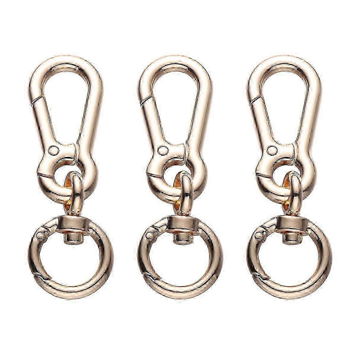 3pcs Traction Rope Hook Bag Strap Loop Shoulder Strap Chain Buckle Replacement Buckle Accessories (Style 1)