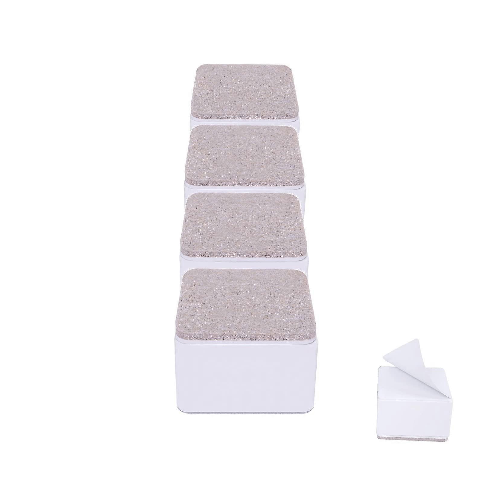 Elevadores de Cama Elevadores de Móveis Adicione 2 Polegadas de Altura, Conjunto de 4 Elevadores de Móveis brancos