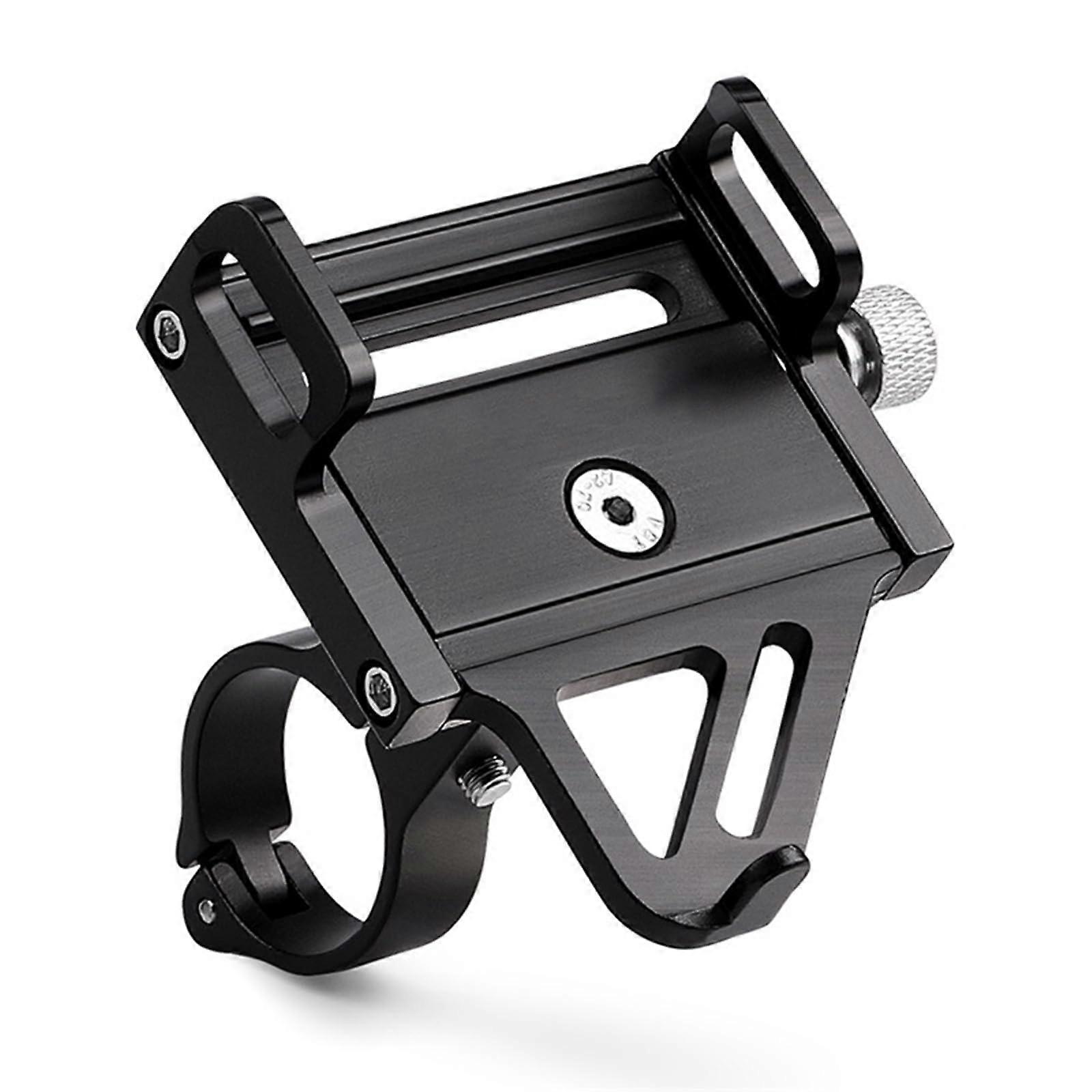 Aluminum Alloy Handyhalterung, Durable Non-Slip Stand for Motorcycle and Bicycle, Universal Fit, Compact Design