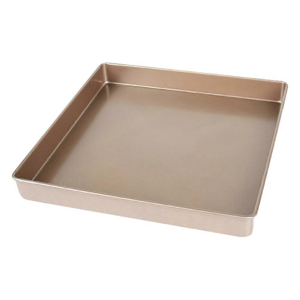 Bake Pan Nonstick Square Pizza Tray Multi-functional 28.5X28.5X3.5CM 1Pcs