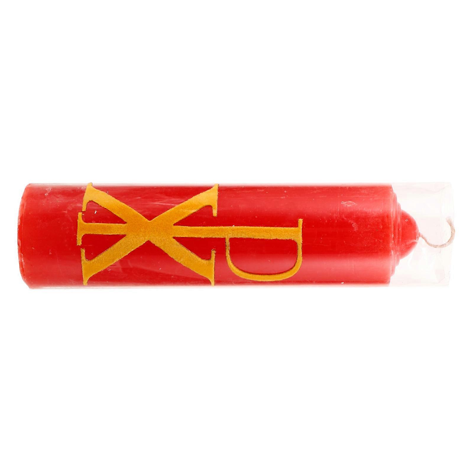 Decorative Candles Taper Candle Red 18.00X5.00X5.00CM Home Decor Spiritual Blessings 1Pcs