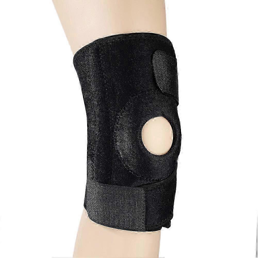 2x Spring Support Running Knee Pads Basketball Hiking Compression Shock Absorption Breathable Meniscus Knee Protector