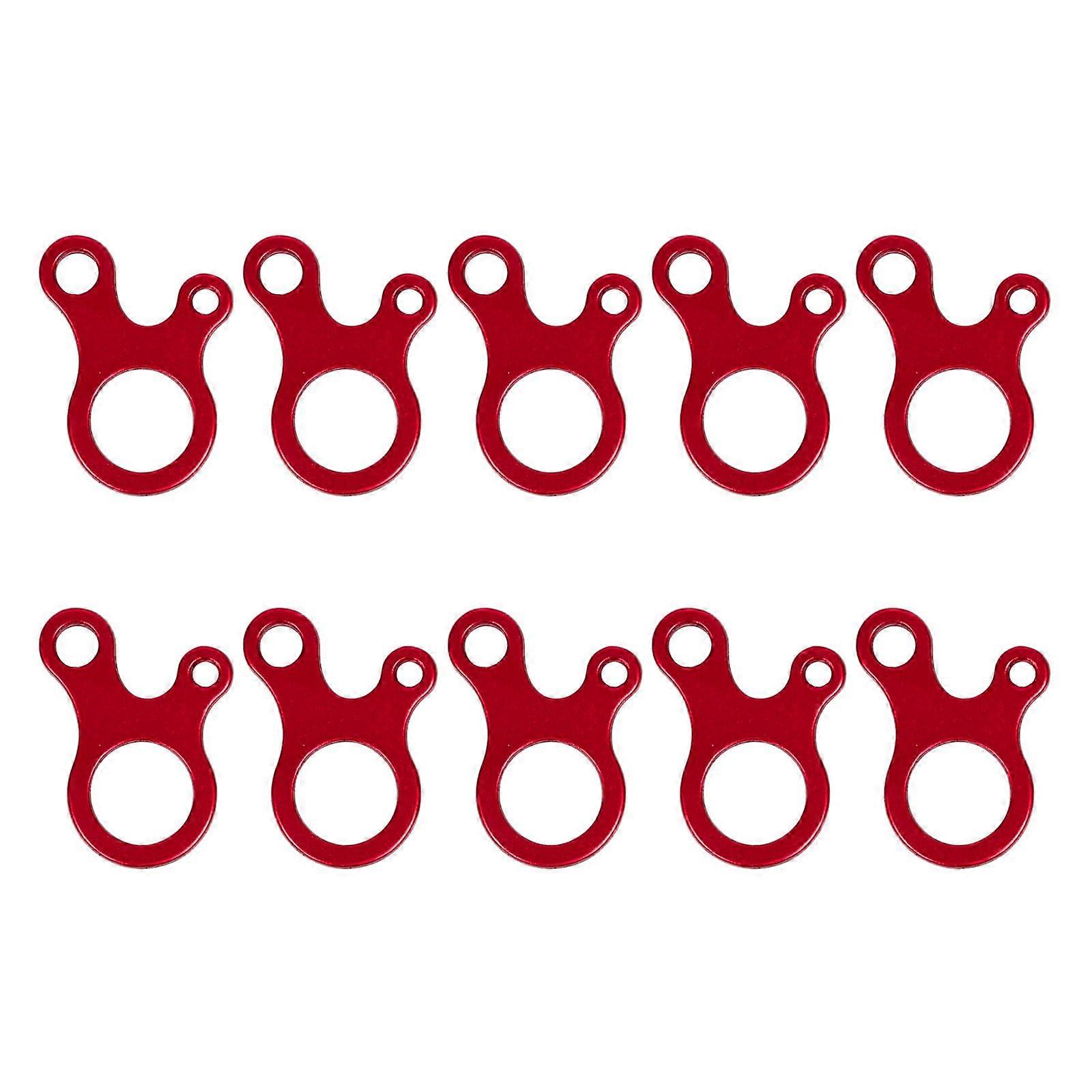 Tent Tensioners for Camping, Hiking, Backpacking, and Picnics - 10 Pack Adjustable Heavy-Duty Cord Straps