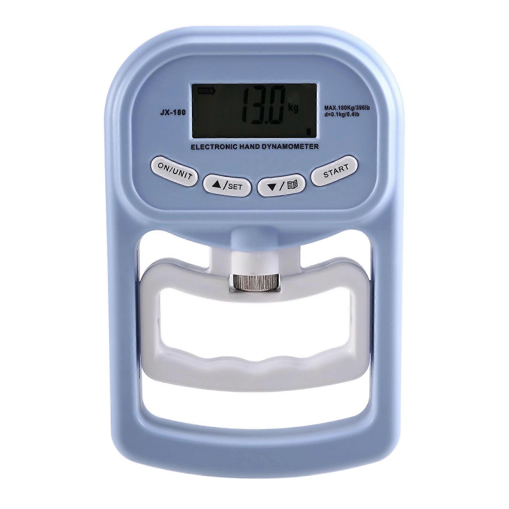 396Lbs/180Kg JX-180 Digital Hand Dynamometer Grip Strength Tester with LCD Screen for Forearm Training