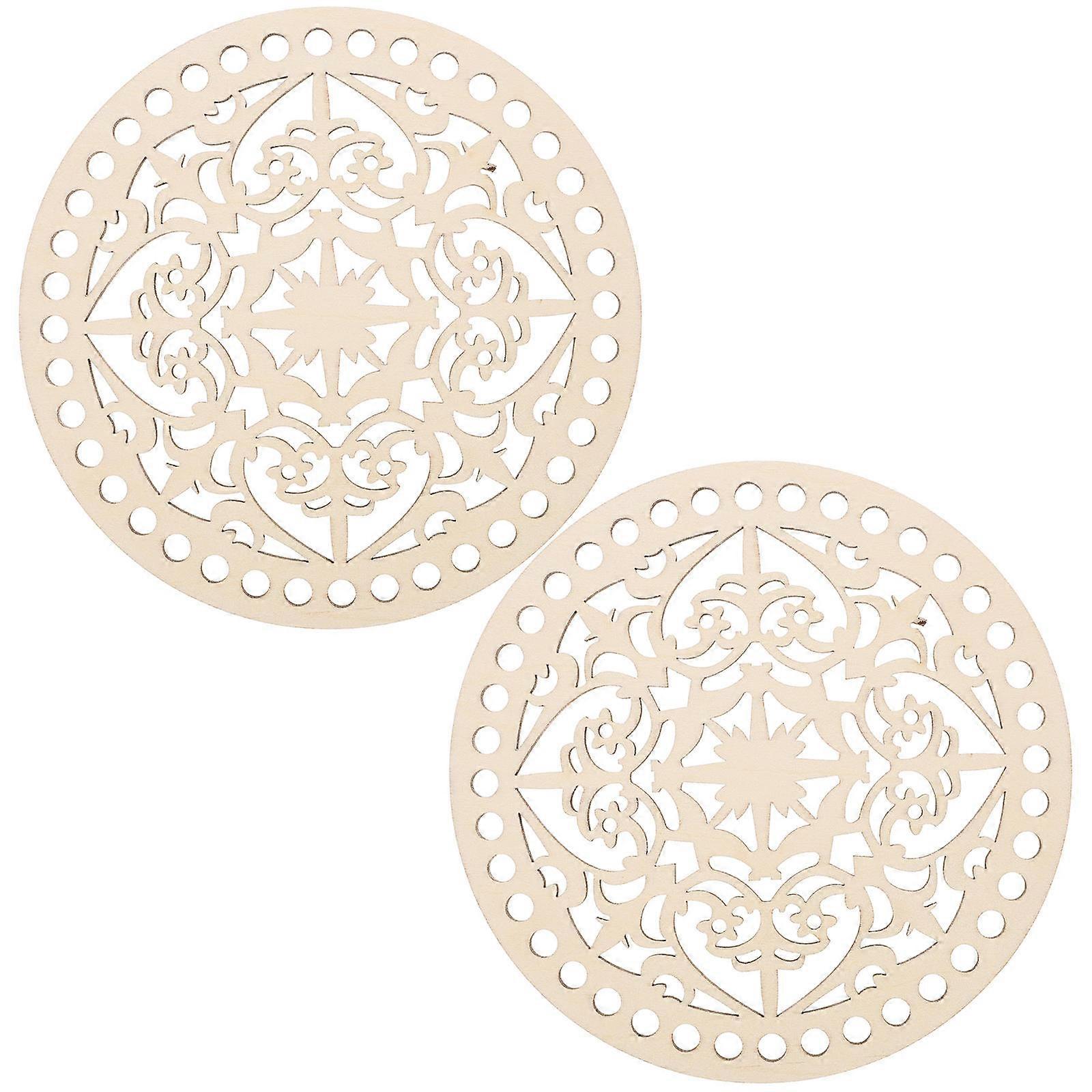 Wooden Base for Woven Bags, Perfect for DIY Projects, Sturdy and Easy to