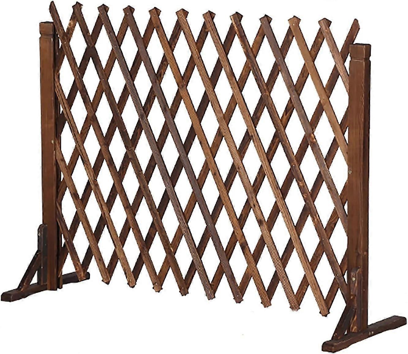 Freestanding telescopic fence panel for home/garden/pet (70x160cm)