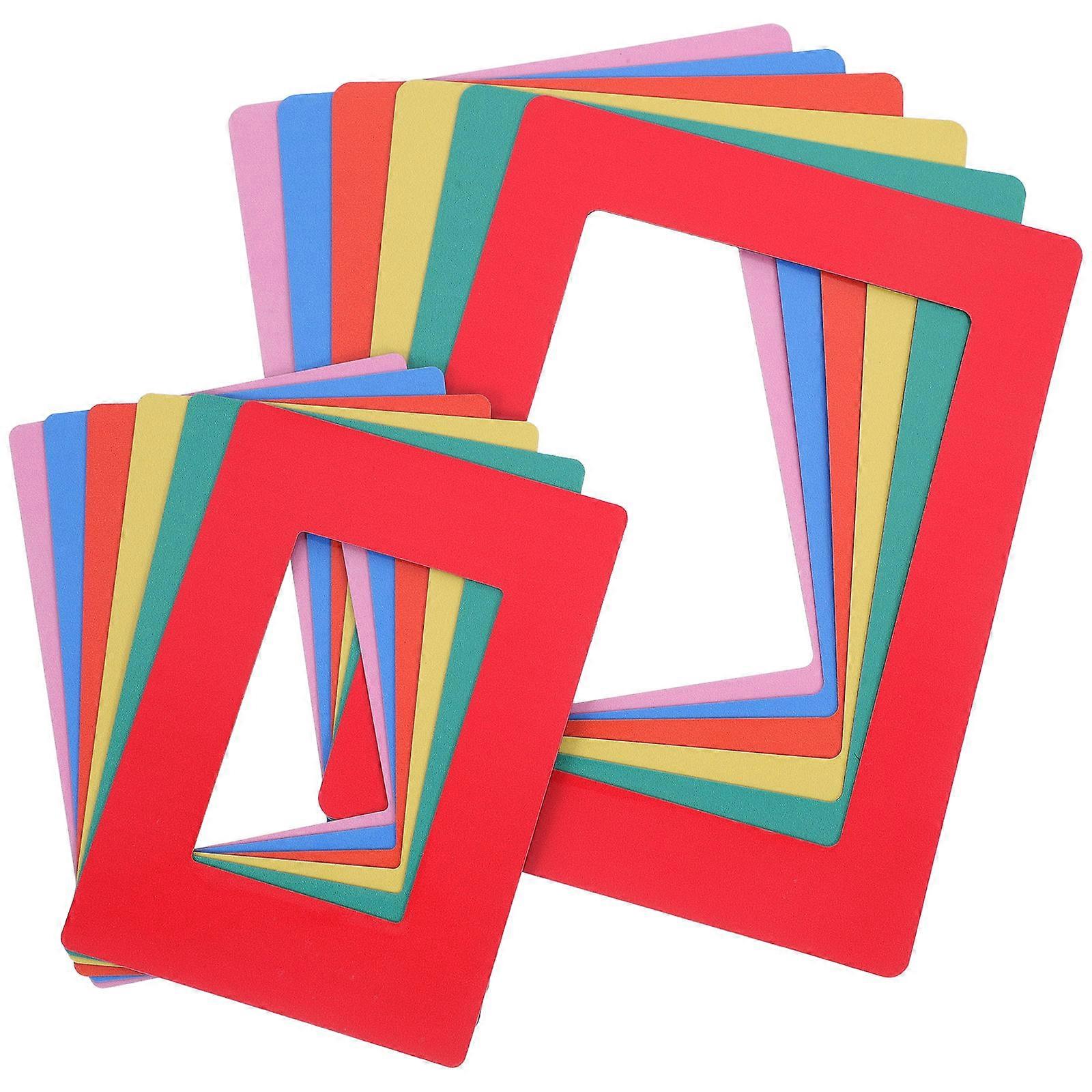 Small Photo Frame Magnets Picture Frame Assorted Color 16.00X12.20X2.00CM Magnetic Attachment 12Pcs Birthday