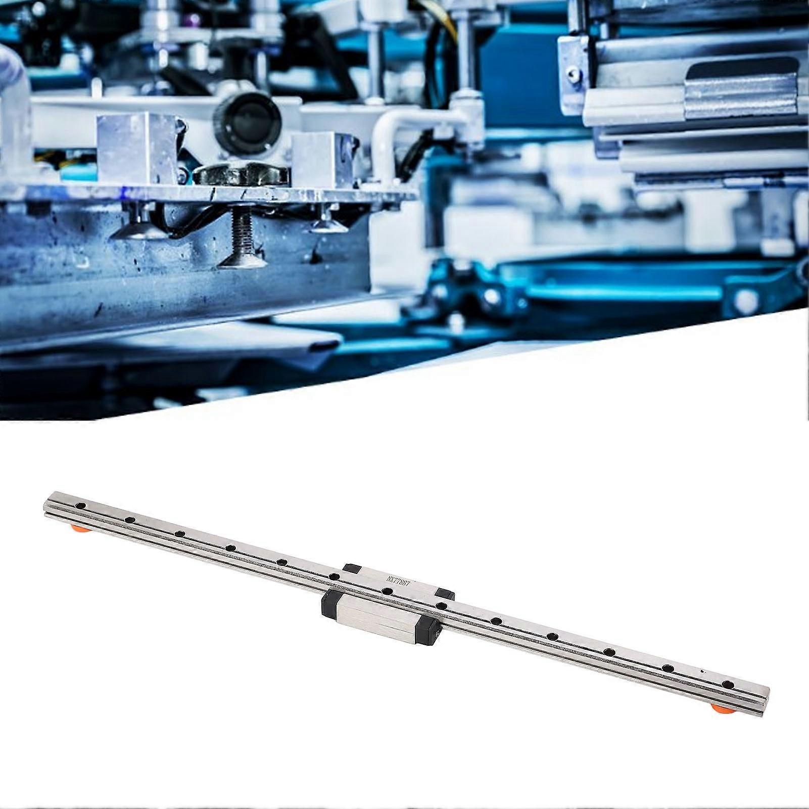 Linear Guide Rail Bearing Steel Linear Motion Guideway MGN7H‑200‑1R with Carriage Block 