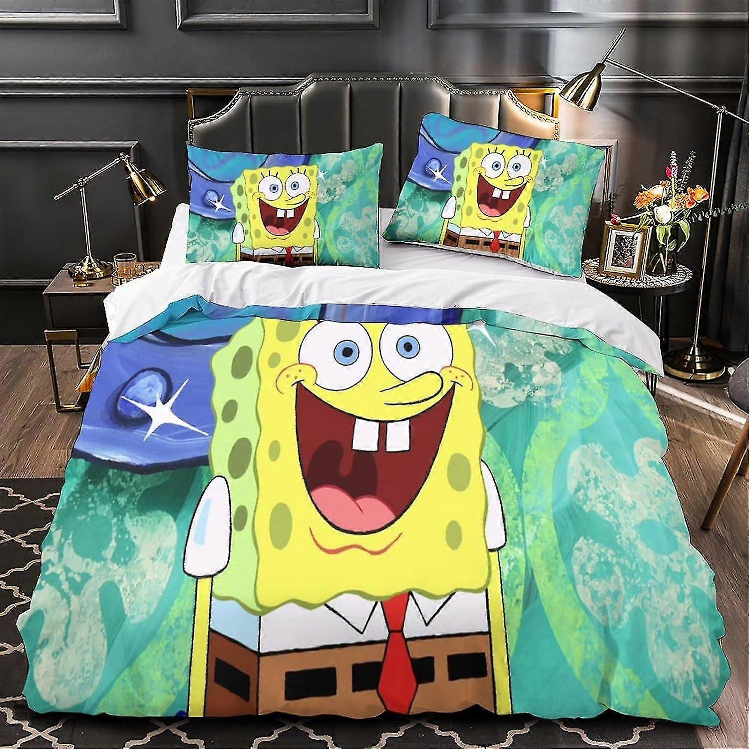 3D Printed Anime Characters Duvet Cover Set for Teens and Adults with Zipper Closure and Pillow Cases