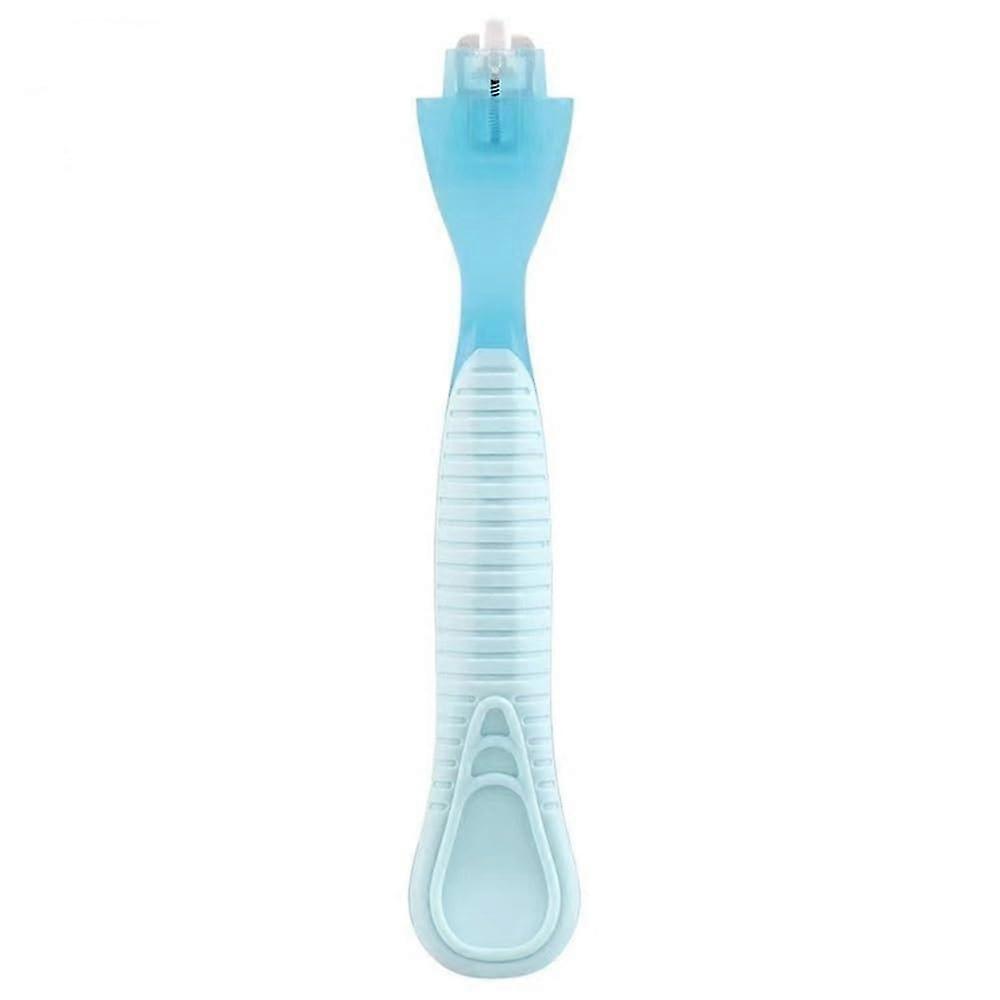 Women's Razor, 3Layer Stainless Steel Hand Razor for Beard and Body Hair, Bikini Area, Armpits, Thighs, Portable Razor (E) 1 pc. (pack of 1)