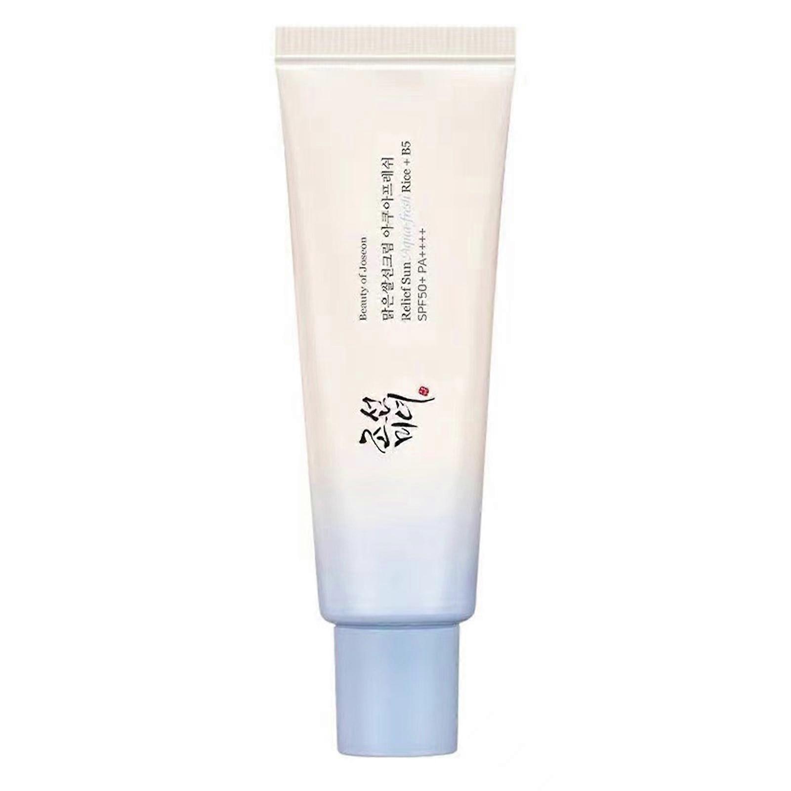 Relief Sun SPF50 + واقي من الشمس أرز B5 مرطب حماية مرطبة لجميع أنواع البشرة روتين يومي للعناية بالبشرة