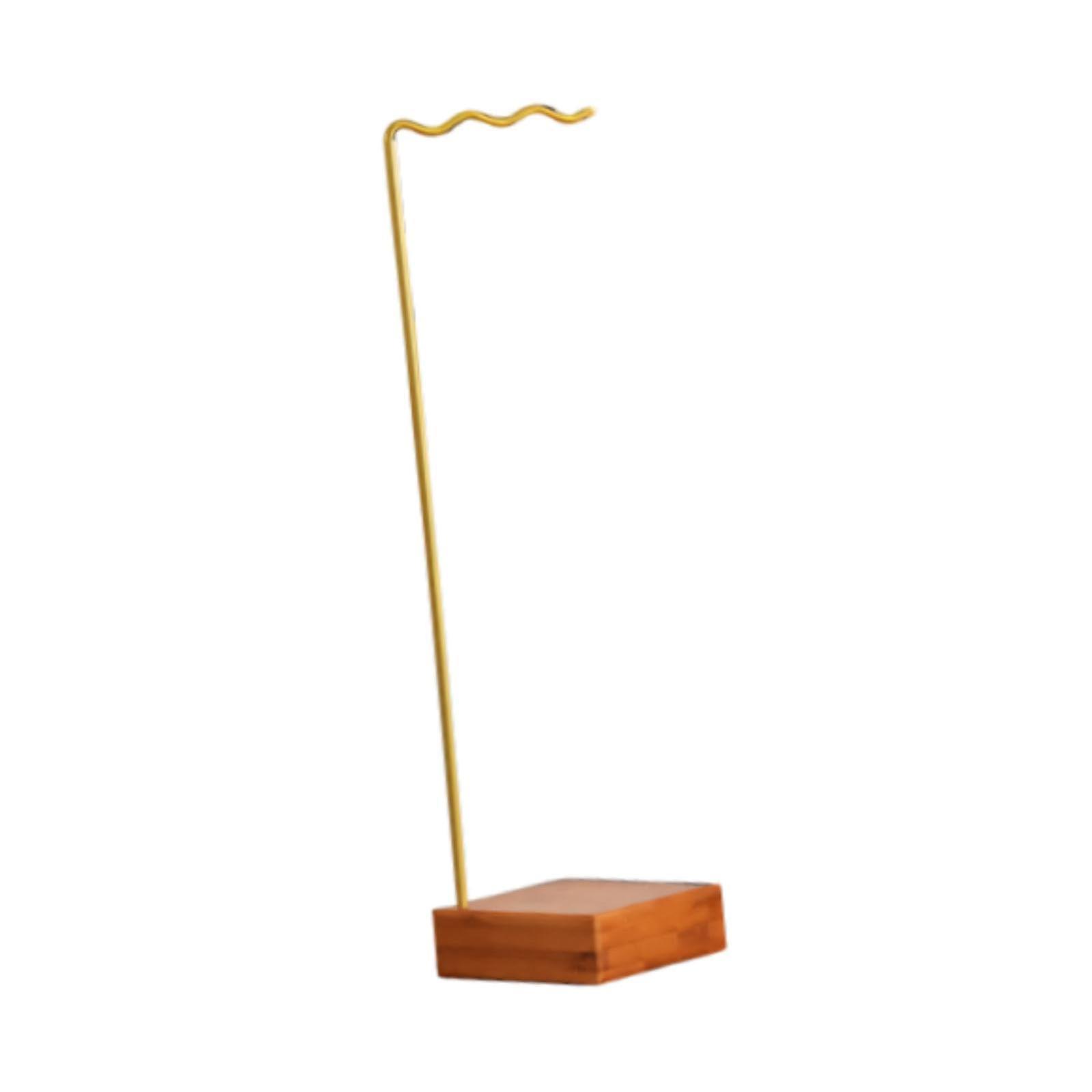 Brush Holder Stand for Chinese Calligraphy Brushes, Multipurpose Shelf with Natural Wood Design and Adjustable Size
