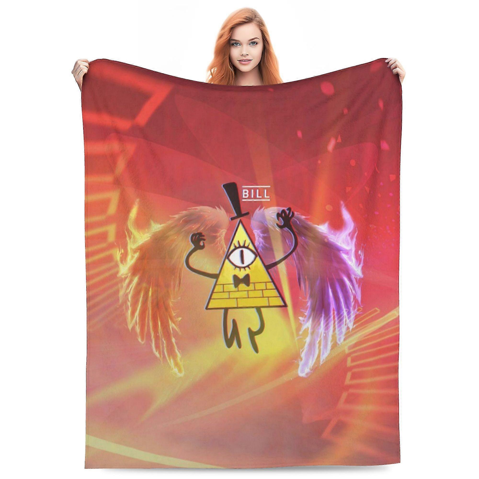 Cozy Cartoon Fleece Throw Blanket - Super Soft Lightweight Bed Blanket for Kids and Adults