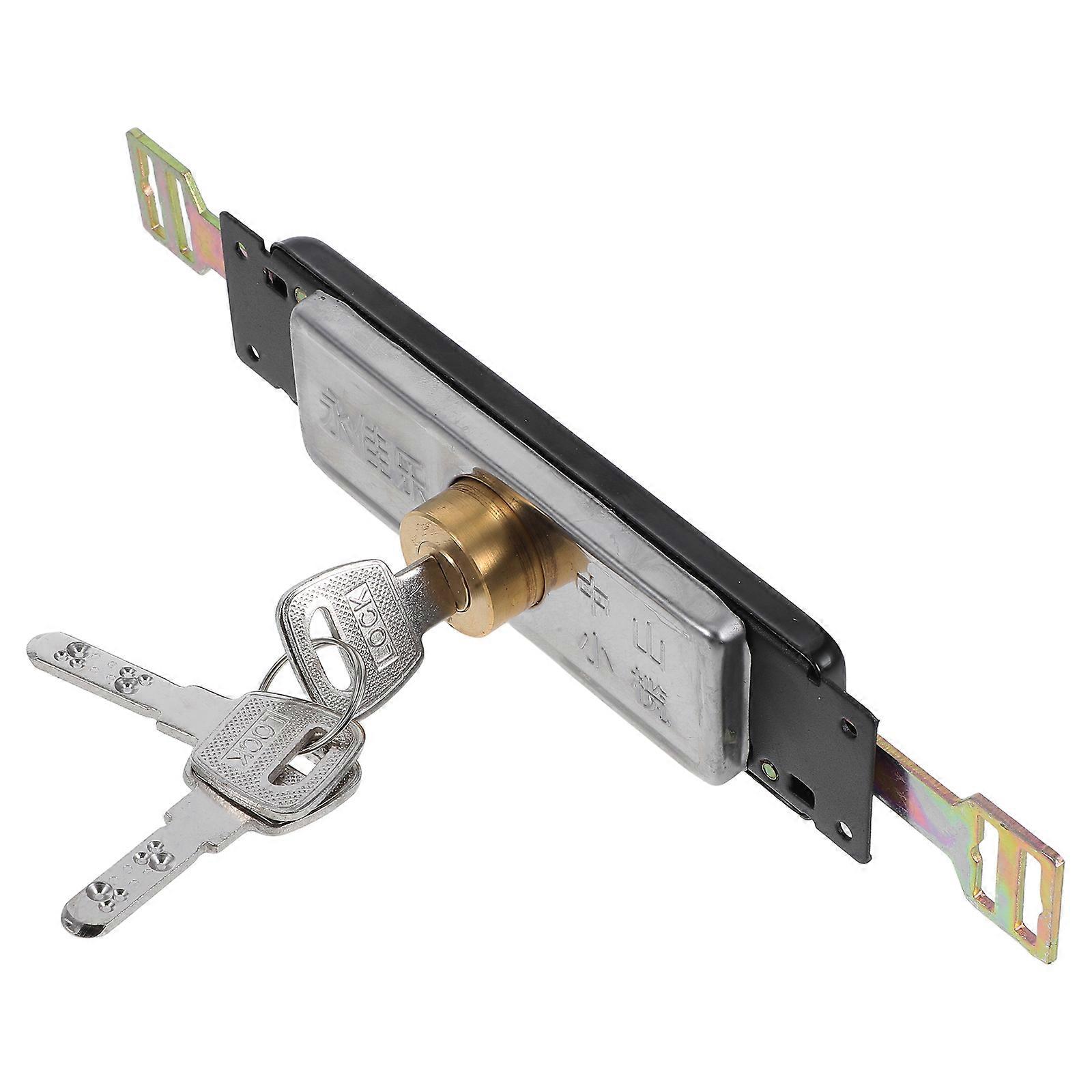 Heavy Duty Shutter Door Lock Kit   High Security Garage Door Lock for Rolling Shutter Doors   Easy to Operate & Versatile Lock for Commercial Use