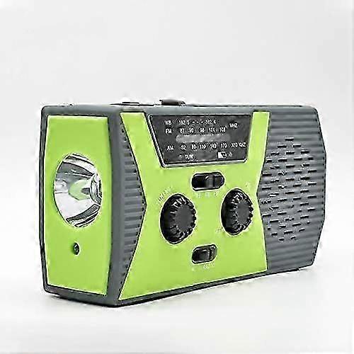 Multifunctional radio, outdoor portable emergency solar hand-cranked radio, battery capacity of 2000 SZRH A-B
