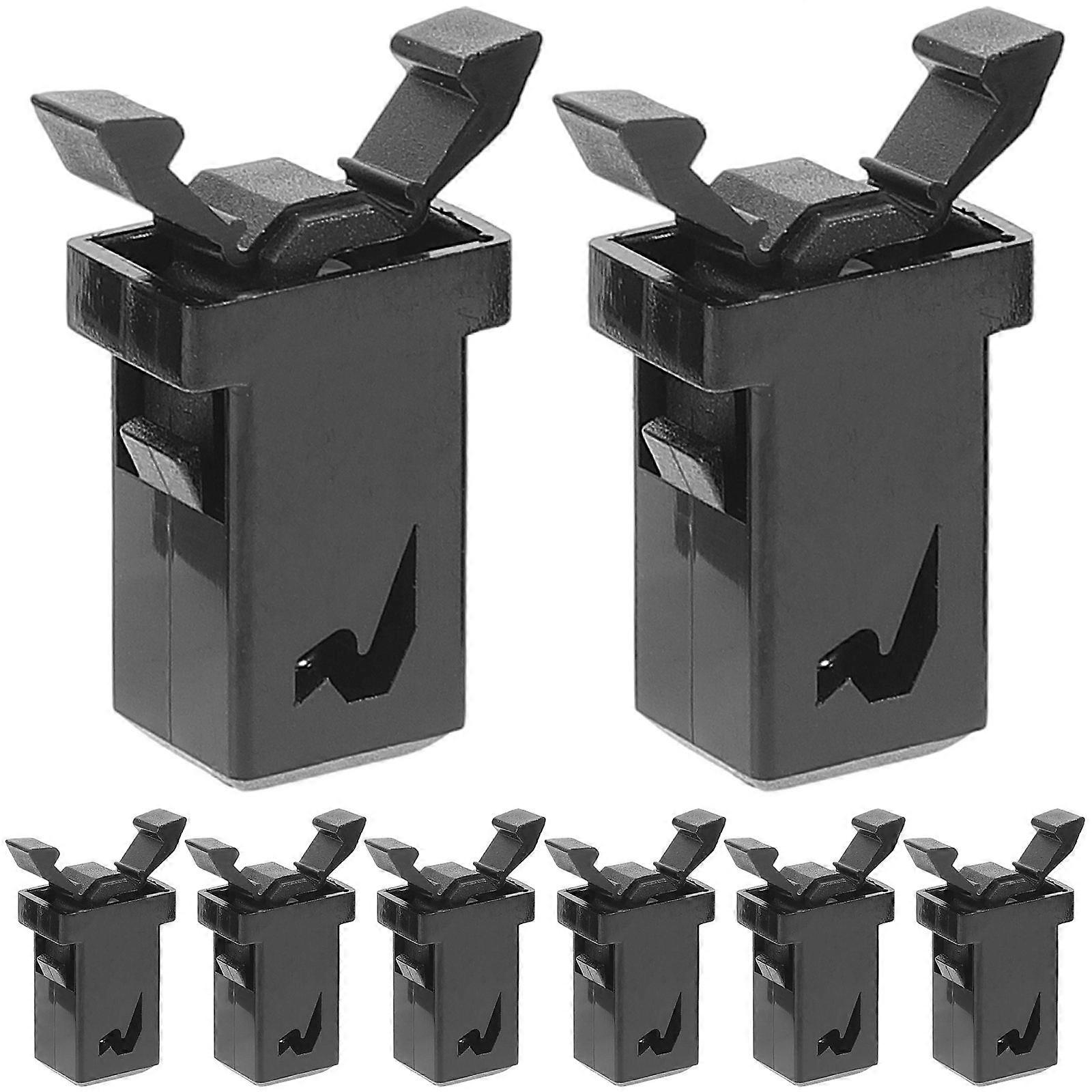Garbage Bin Latch Repair Buckle Plastic Spring Shape Waste Bin Accessory Office Use 10Pcs