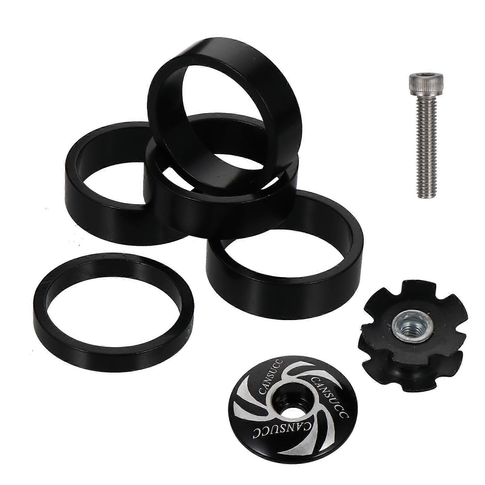 Bearing Kit with Washer Set – Black Bicycle Headset Spacers for Enhanced Comfort and Corrosion Resistance