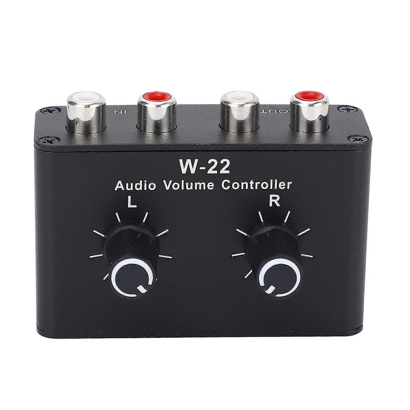 3.5mm Volume Control Box with Stepless Adjustment and Lossless Sound for o Devices