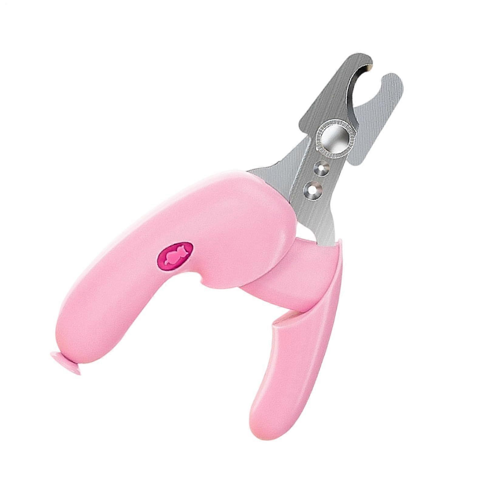 Cat Claw Scissors for Kittens Puppy Nail Clippers Ergonomic Pet Grooming Tool Pink