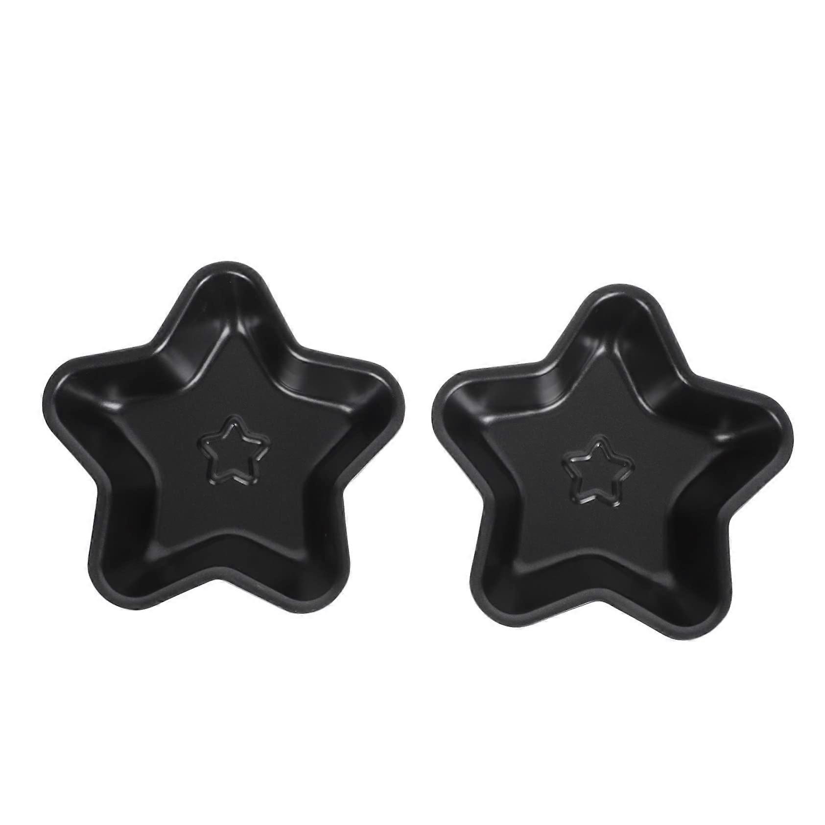Carbon Steel Cake Pan Set - 2 Pcs Non-Stick Round Baking Molds for Small Cakes, Durable and Easy to Clean, Moisture Resistant