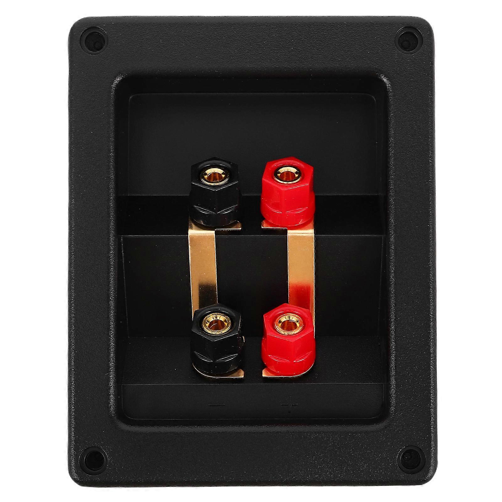 Electrical Junction Box Speaker Terminal Connector for HiFi Binding Post Compatible with Various Devices