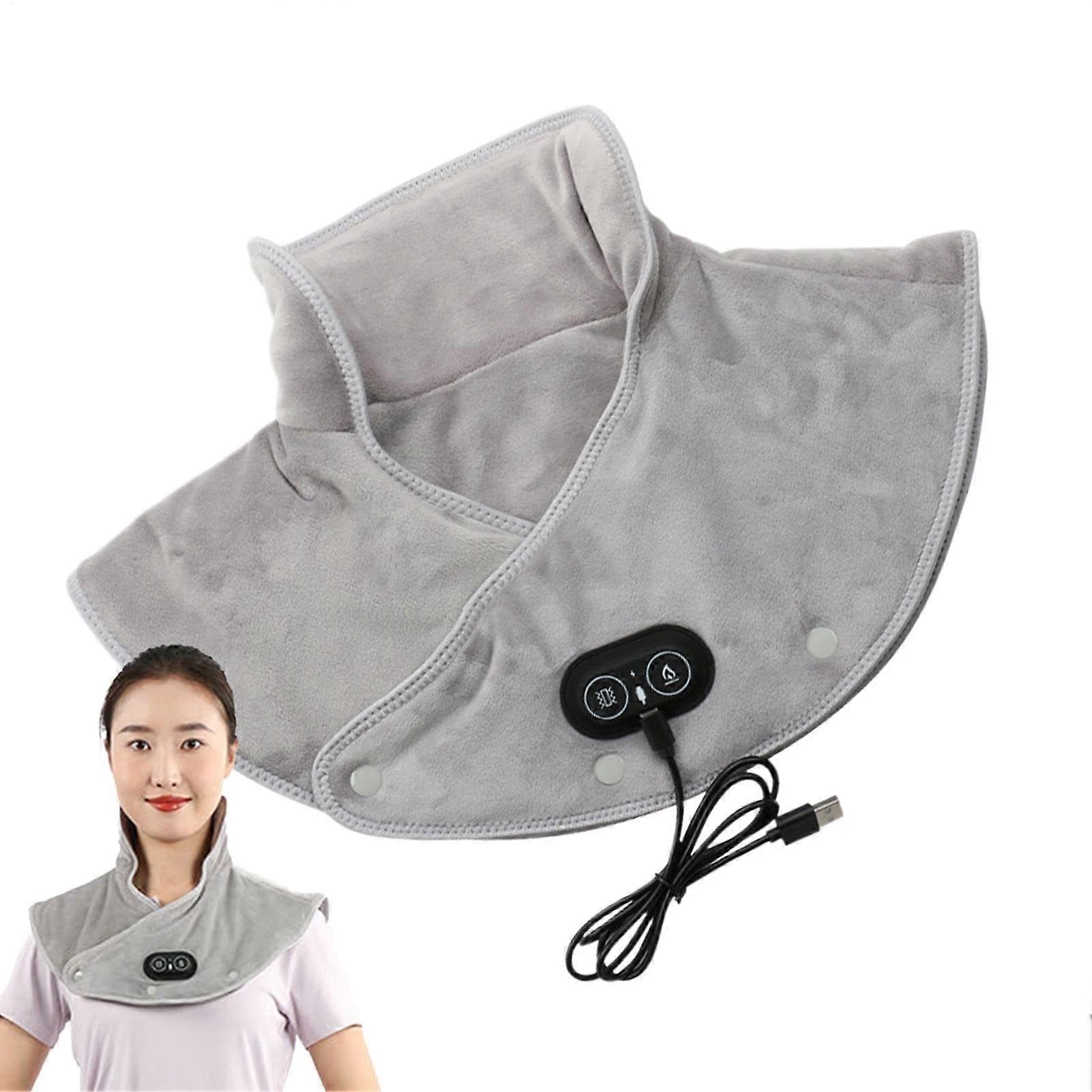 Electric Shoulder Support, Heated Pad with 3 Speed Settings, Massage, Auto Shutoff