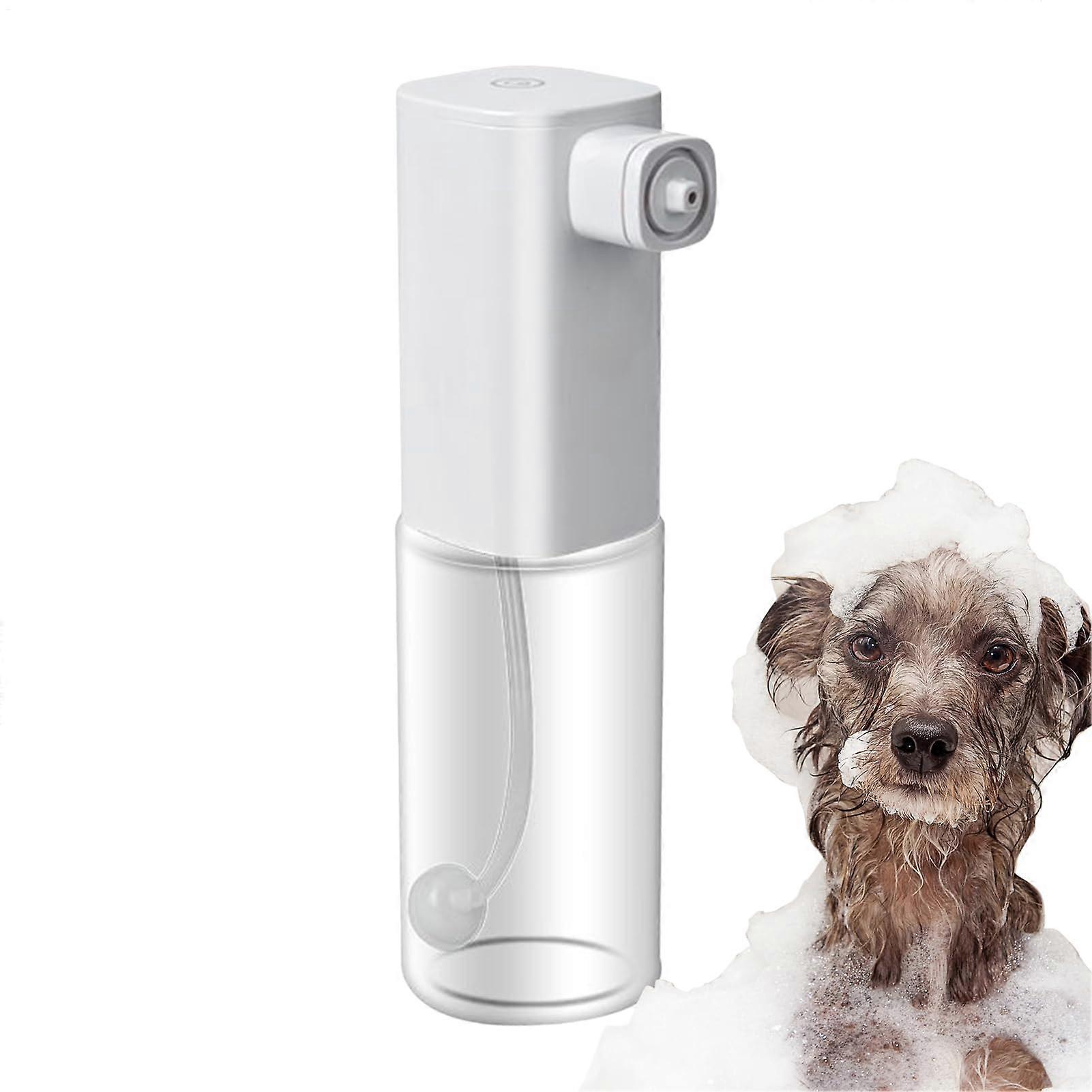 Automatic foaming hand soap dispenser – Dog bathing soap dispenser – Cat bathing shower gel foamer, shampoo foam machine for bathroom cleaning