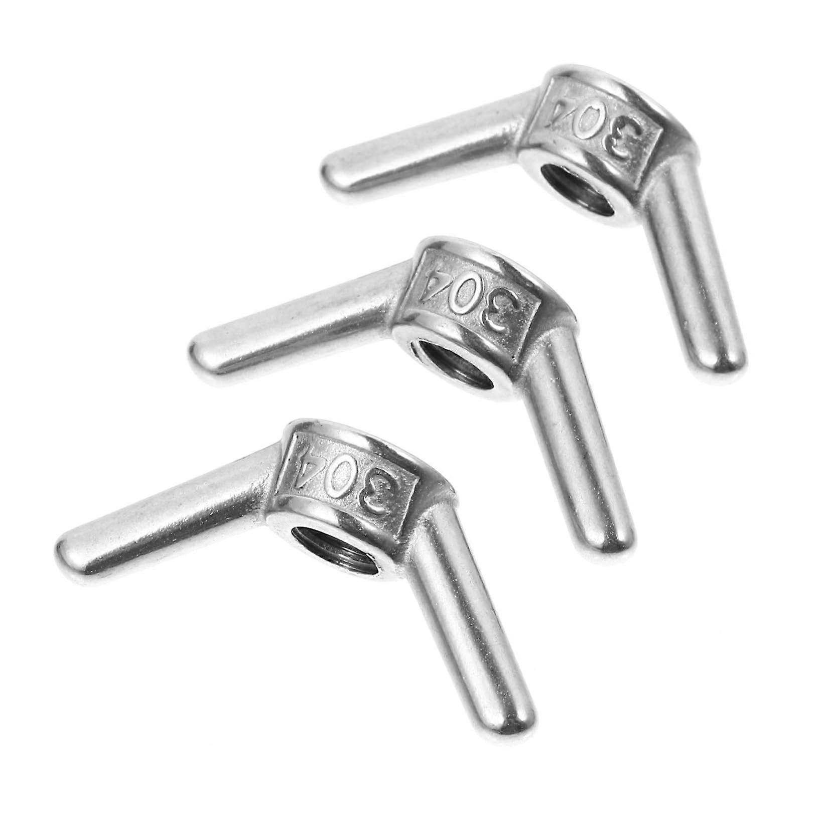 Wing Nuts 3-Pack Stainless Steel Butterfly Claw Nuts Hardware Mounting Kit