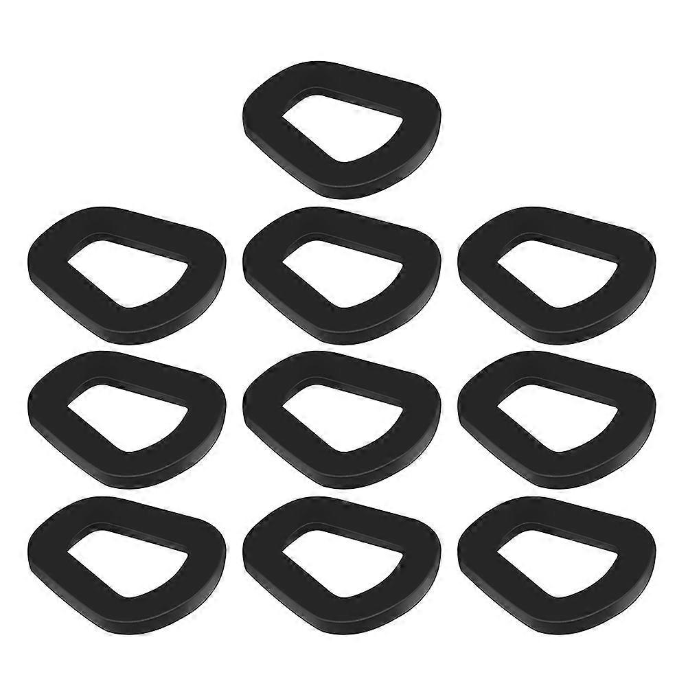 Can Spout Sealing Ring 10Pcs Black Rubber Shock Absorbent Fuel Tank Seal for Men Use