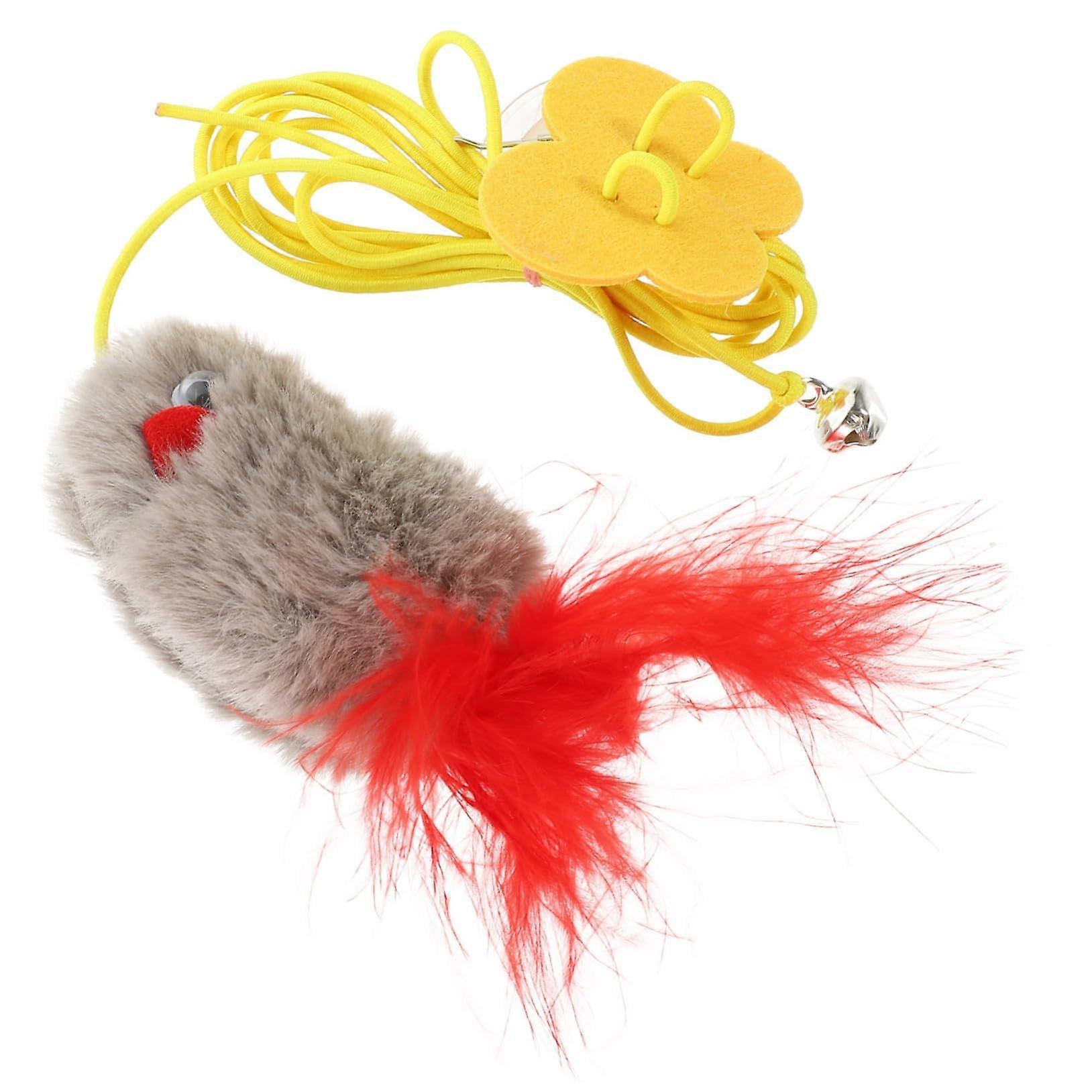 Interactive Cat Hanging Toy with Rope  Hanging Toy for Cats, Indoor Cat Toy, Cat Mouse, Small Pet Toy