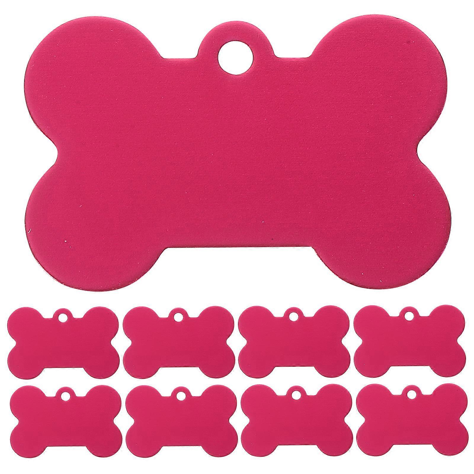 Aluminum Alloy Pet ID Tags Double Sided Bone Shape for Pets Including Cats and Dogs with Anti-Rust 20Set