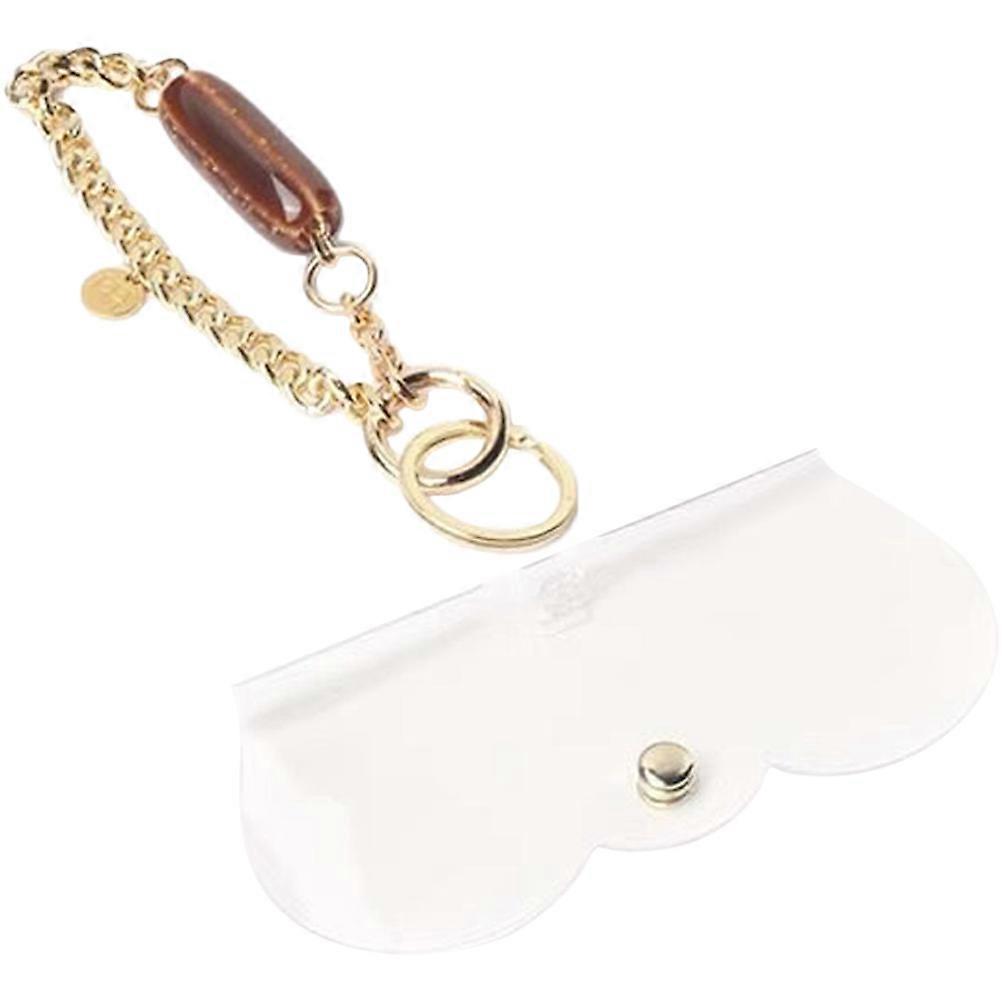 It looks like you've provided a product title or description for a **stylish sunglasses case with a chain**. If you're looking for help optimizing