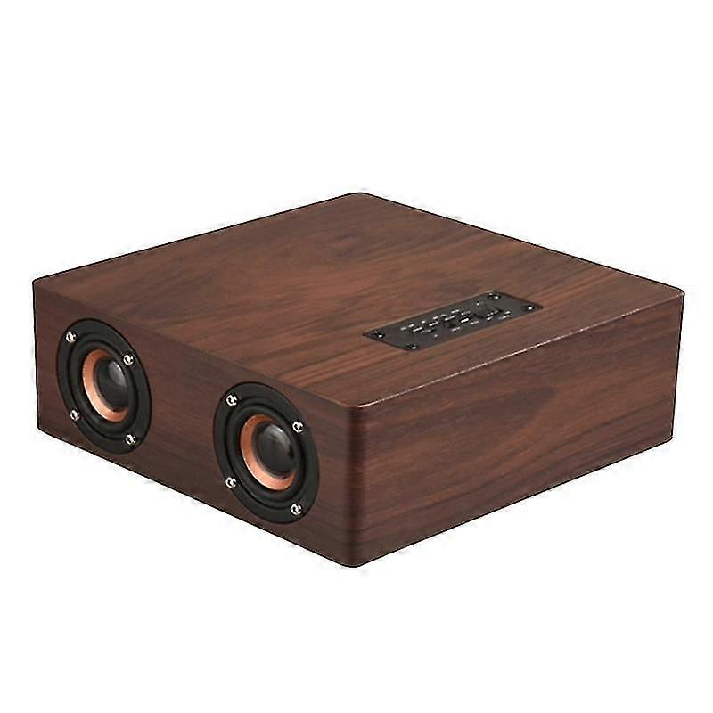 Caixa de som Bluetooth Q5 de madeira hk