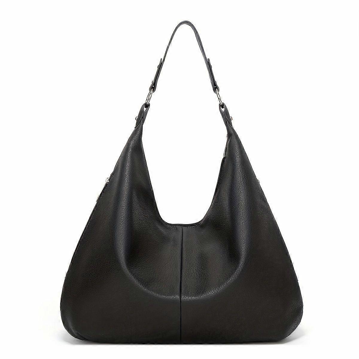 "Vintage Vegan Hobo Bag, Retro Duża Pojemność Torba na Ramię, Damska Modna Torebka i Torebka"