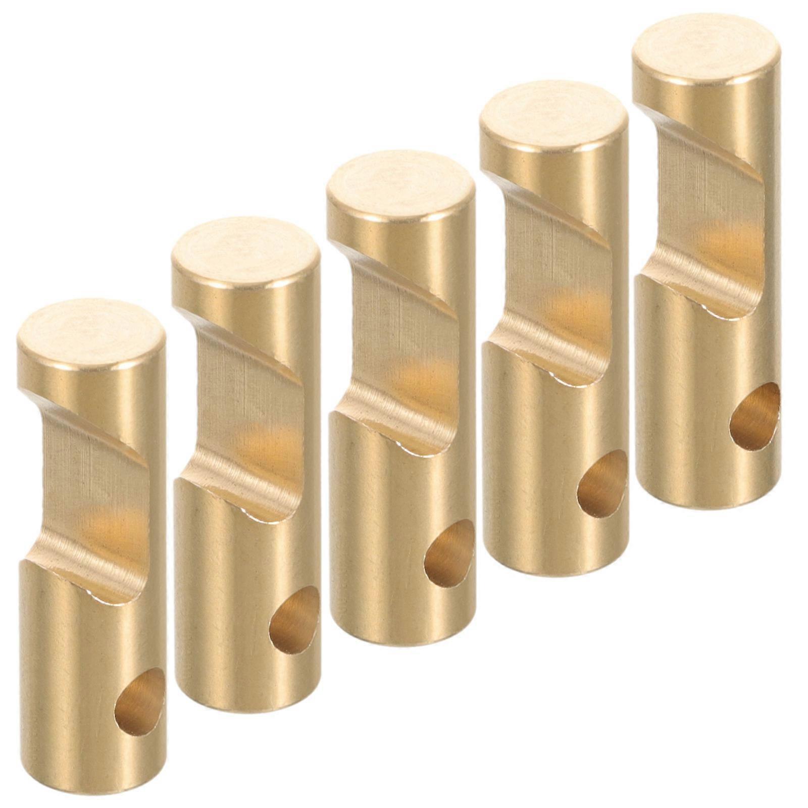Brass Bottle Opener with Wide Uses for Home Kitchen Bar Camping Golden Color Fits Pocket Easily 5Pcs