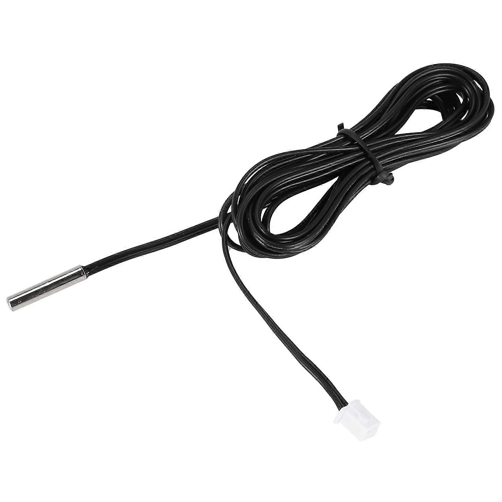 2M Thermistor Temperature Sensor Waterproof Probe Wire 10K 1% Beta 3950 Black