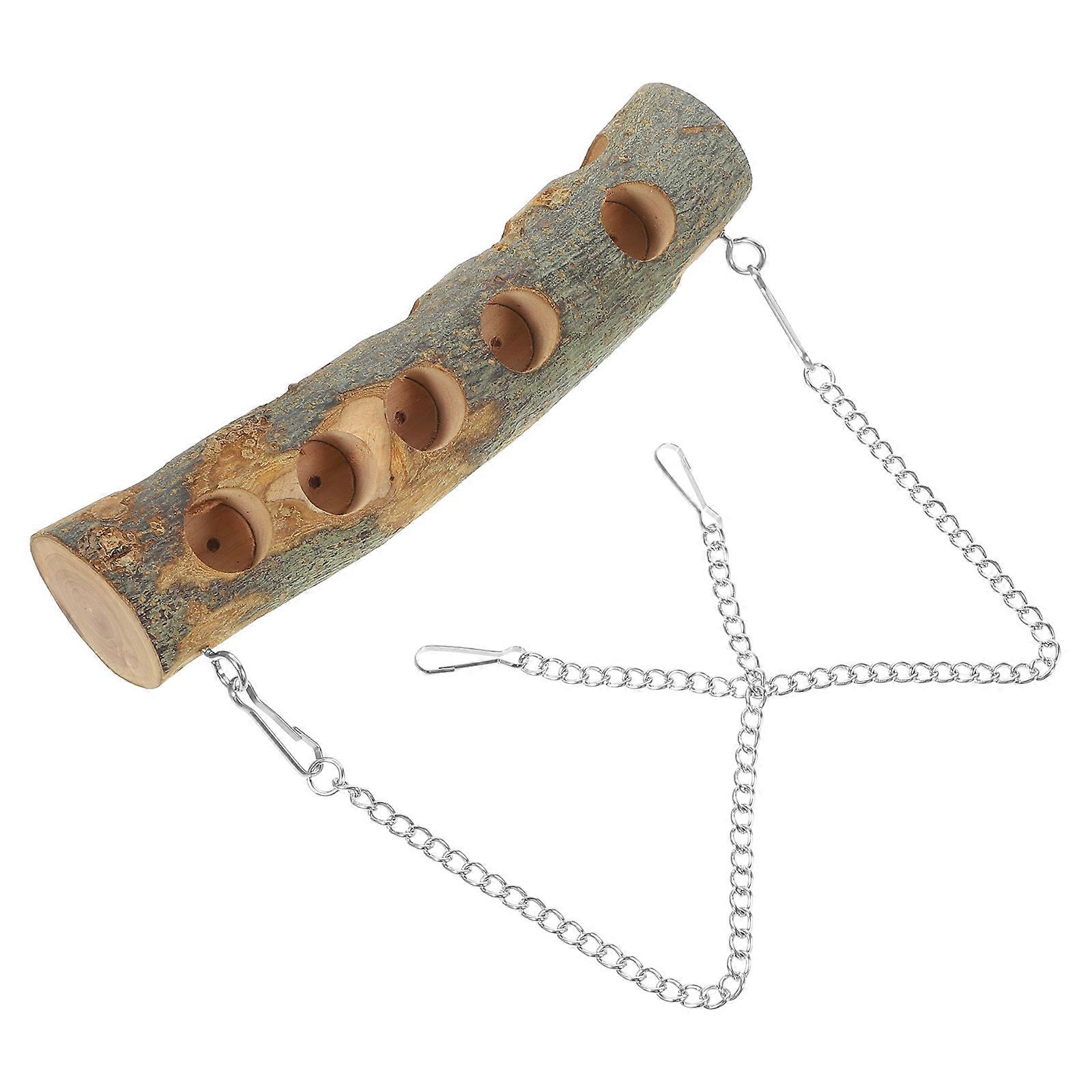 Small Animal Activity Toy Hamster Swing With Hanging Function For Pet Owners In Strong Wood 1 Set